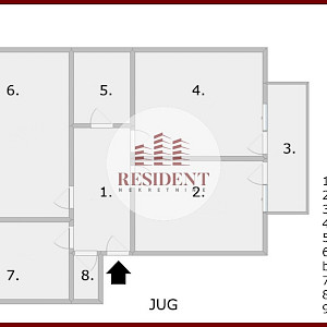 CENTER Spacious 3-room apartment, 2nd floor, garage, loggia, balcony, storage room, top location