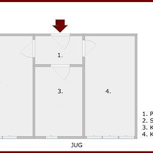 TREŠNJEVKA Selska cesta, functional 1 bedroom apartment, top location