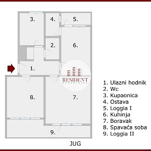 SIGEČICA Ugodan 2soban stan, mirno okruženje, BEZ PROVIZIJE