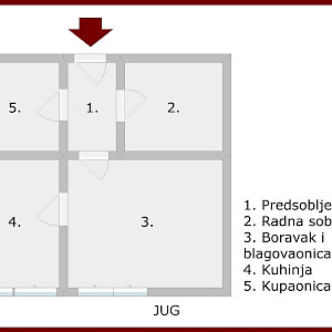 ČRNOMEREC Funkcionalan 1soban stan 34 m2 + parking, 2. kat, lift, spremište