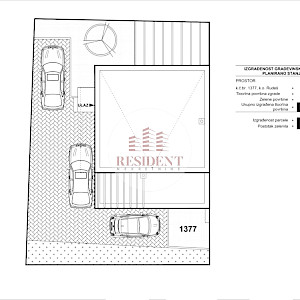 RUDEŠ 3soban stan, novogradnja, 73 m2, prizemlje, parking, terasa, BEZ PROVIZIJE