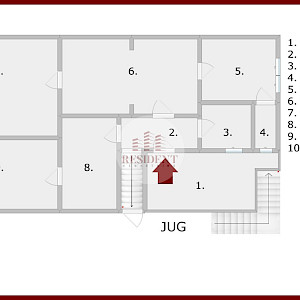 GAJEVO Prostran 3soban stan 103 m2 + garaža, 1. kat, mirno okruženje, terasa, balkon, parking