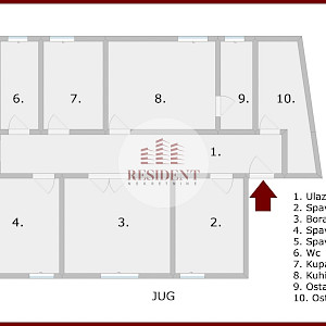 ŠALATA Cozy 4-bedroom apartment 76 m2, 2nd floor, top location, garden