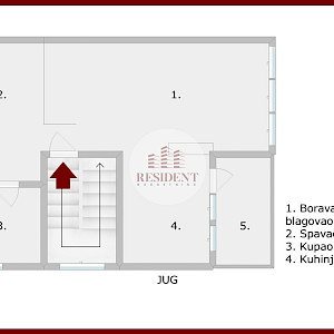 RENT - LJUBLJANICA Modern 2 bedroom apartment 60 m2, 2nd floor, top location, loggia