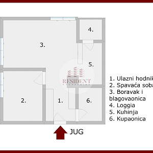 RENT - ŠPANSKO Cozy 2-bedroom apartment 46 m2 + GPM, 3rd floor, top location, loggia
