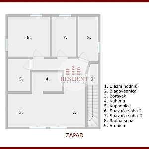 VELIKA GORICA Center - Cozy 4-room apartment 73 m2, 2nd floor, quiet environment, 2x parking spaces