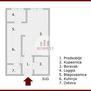 ŠPANSKO Functional 1 bedroom apartment 41 m2, 2nd floor, excellent location, loggia, storage room, NO COMMISSION