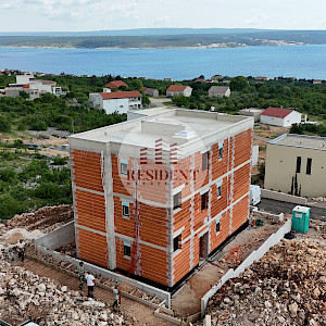 MASLENICA Exclusive 3-bedroom apartment 75 m2 + parking, sea view, new building, NO COMMISSION