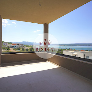MASLENICA Ekskluzivan 3soban apartman 75 m2 + parking, pogled na more, novogradnja, BEZ PROVIZIJE