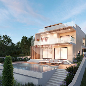 ŠIBENIK, Rogoznica – Luxury villa under construction, sea view