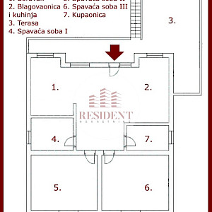 NAJAM - TRNAVA Ugodan 4soban stan od 72 m2, 1. kat, terasa, parking, BEZ PROVIZIJE