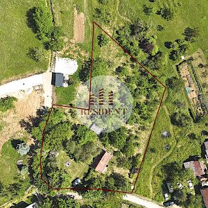 BORČEC Građevinsko zemljište 1200 m2 + 800 m2 zeleno, pogled na Zagreb