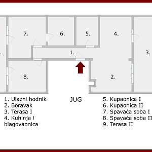 DUBRAVA Modern 3-bedroom apartment 78 m2, new building, 2x terraces, NO COMMISSION