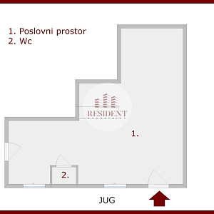 ŠPANSKO 2 business space / premises 102 m2, excellent location, NO COMMISSION