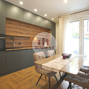 RENT - GAJEVO Modern 2-room apartment (39 m²) + parking + terrace and garden, ground floor, quiet setting, new build.