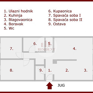 GREDICE Komforan 3soban stan 75 m2, top lokacija, mirno okruženje, spremište